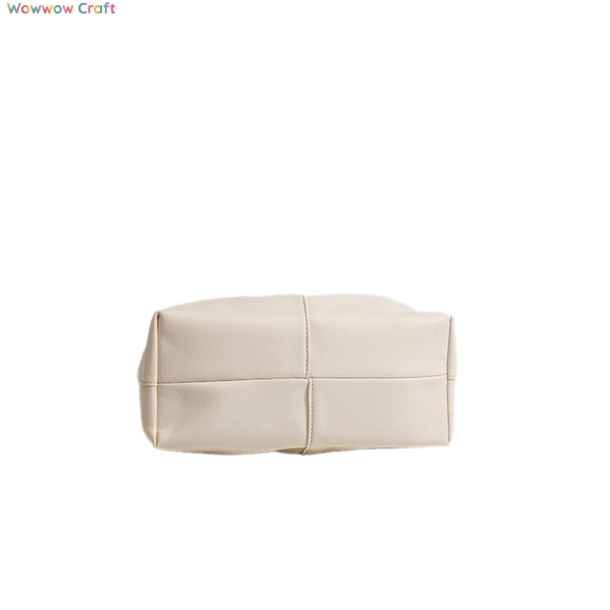 Shoulder Bags,Totes,Leather Bags,Brown Black Off-white Cloud-shaped Leather Handbag